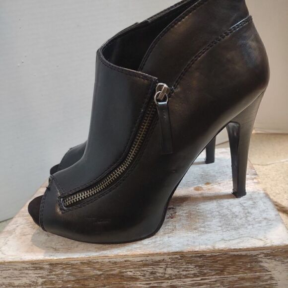 Vintage Nine West Leather Heels Size 10 4.5" - Picture 5 of 8